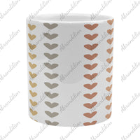 Boho Hearts Coffee Cup | Large Mug - abrandilion