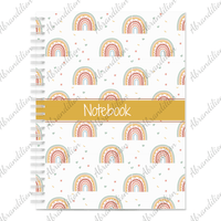 Boho Rainbow Notebook - abrandilion