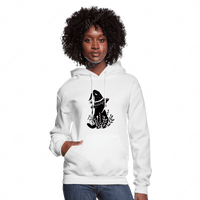 Cat With Witch Hat Women's Hoodie - abrandilion
