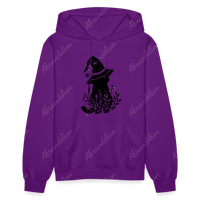 Cat With Witch Hat Women's Hoodie - abrandilion
