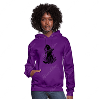 Cat With Witch Hat Women's Hoodie - abrandilion