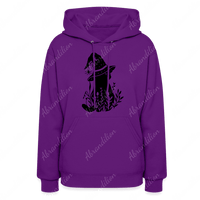 Cat With Witch Hat Women's Hoodie - abrandilion