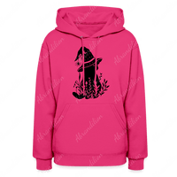 Cat With Witch Hat Women's Hoodie - abrandilion