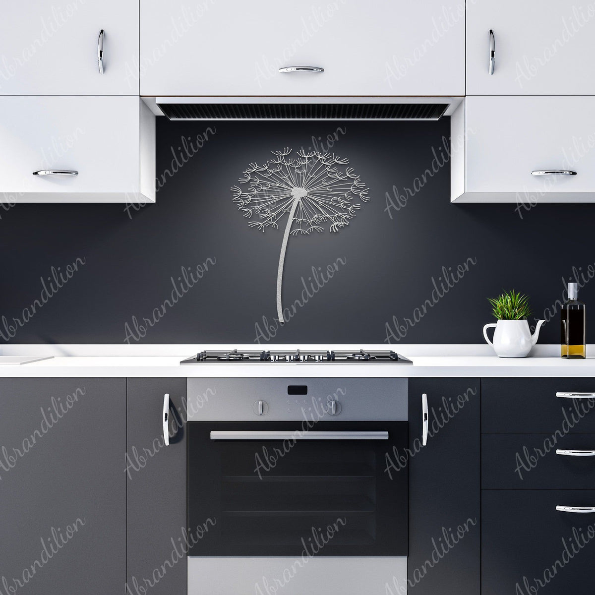 Dandelion Metal Wall Art - abrandilion