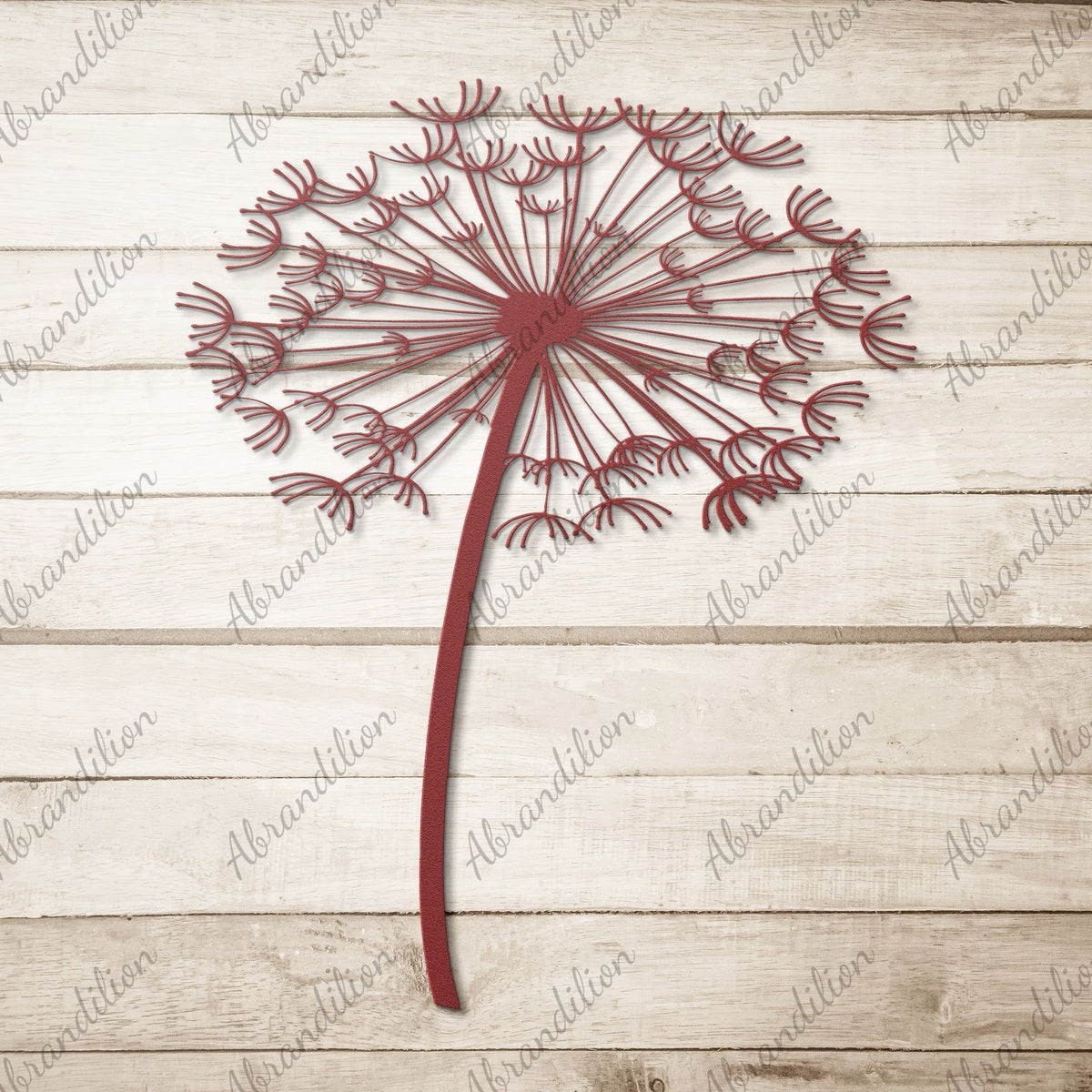 Dandelion Metal Wall Art - abrandilion