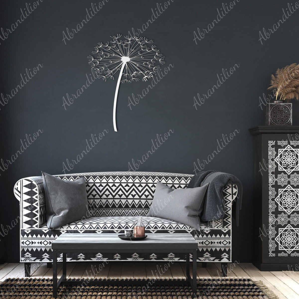 Dandelion Metal Wall Art - abrandilion