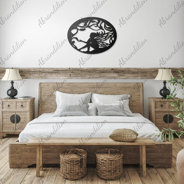 Fairy Metal Wall Art - abrandilion