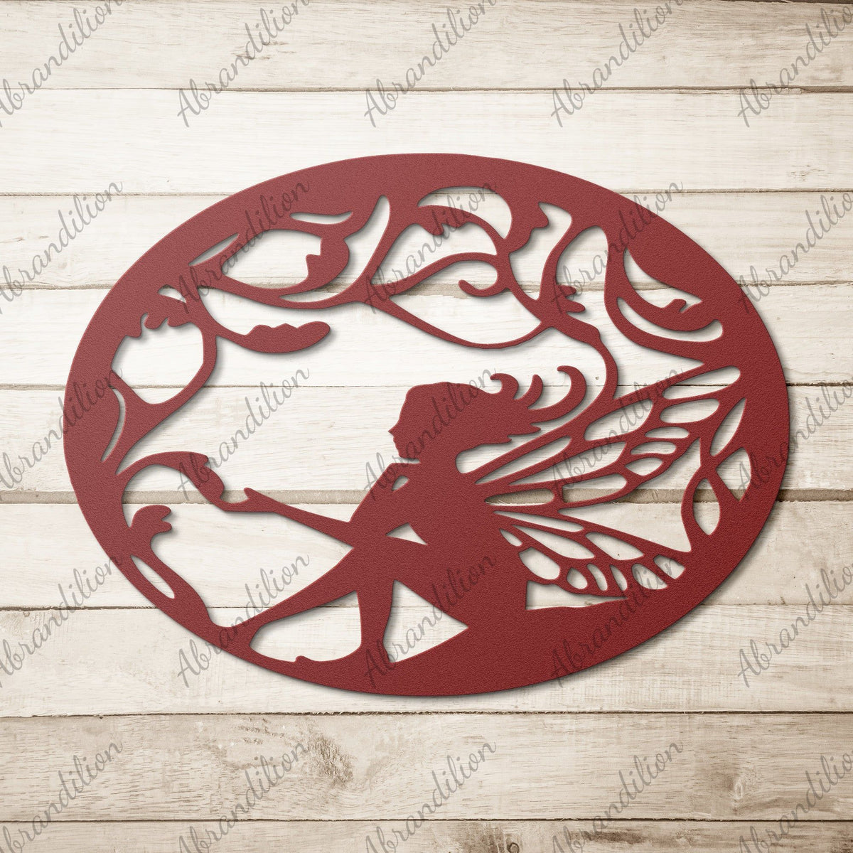 Fairy Metal Wall Art - abrandilion
