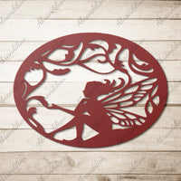 Fairy Metal Wall Art - abrandilion