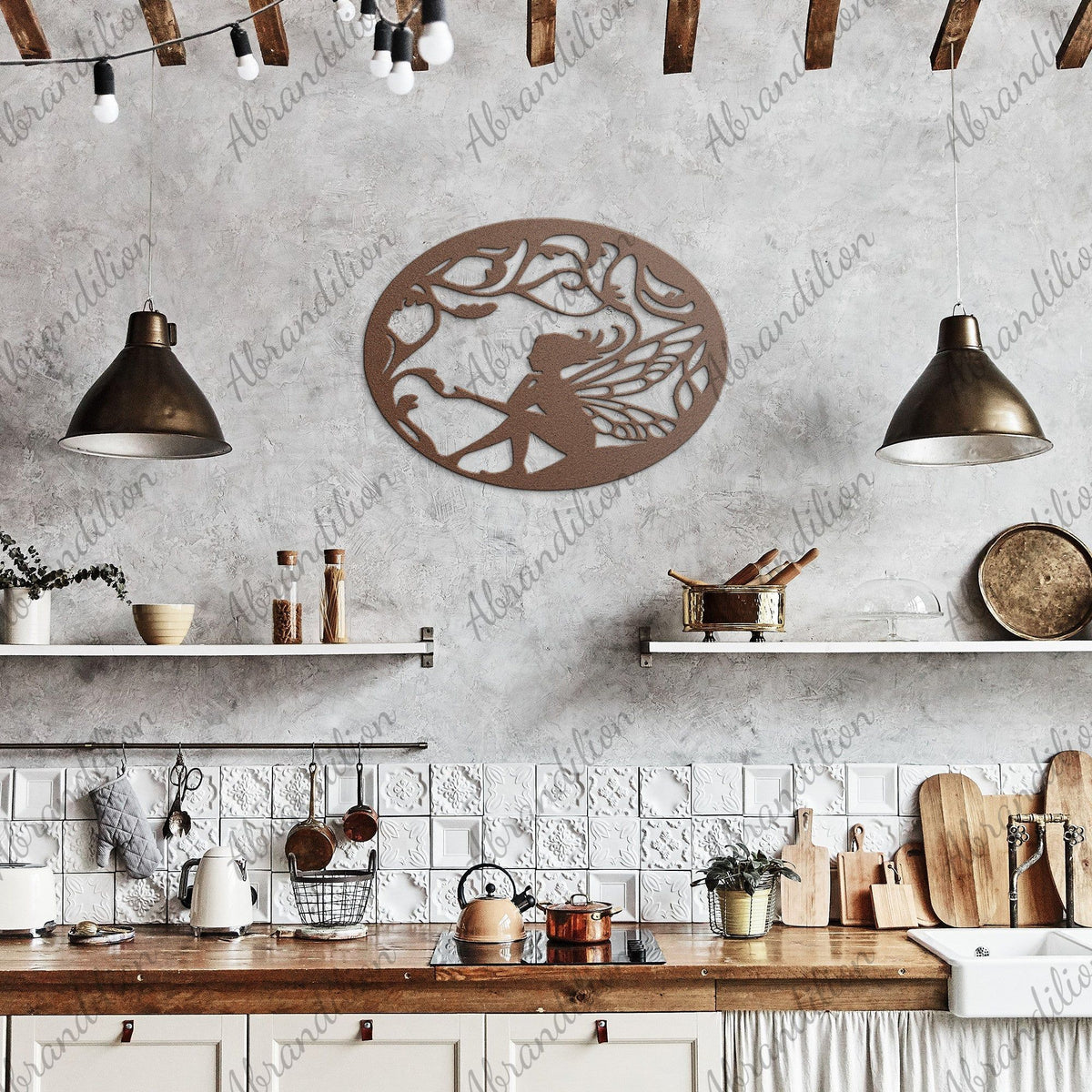 Fairy Metal Wall Art - abrandilion
