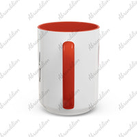 Ghost | Boo! | Accent Coffee Mug (11, 15oz) - abrandilion