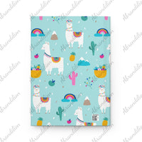 Hardcover Journal | Matte | Llama | Gift for Writer - abrandilion