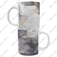 Ink Flow | Large Coffee Mug - abrandilion