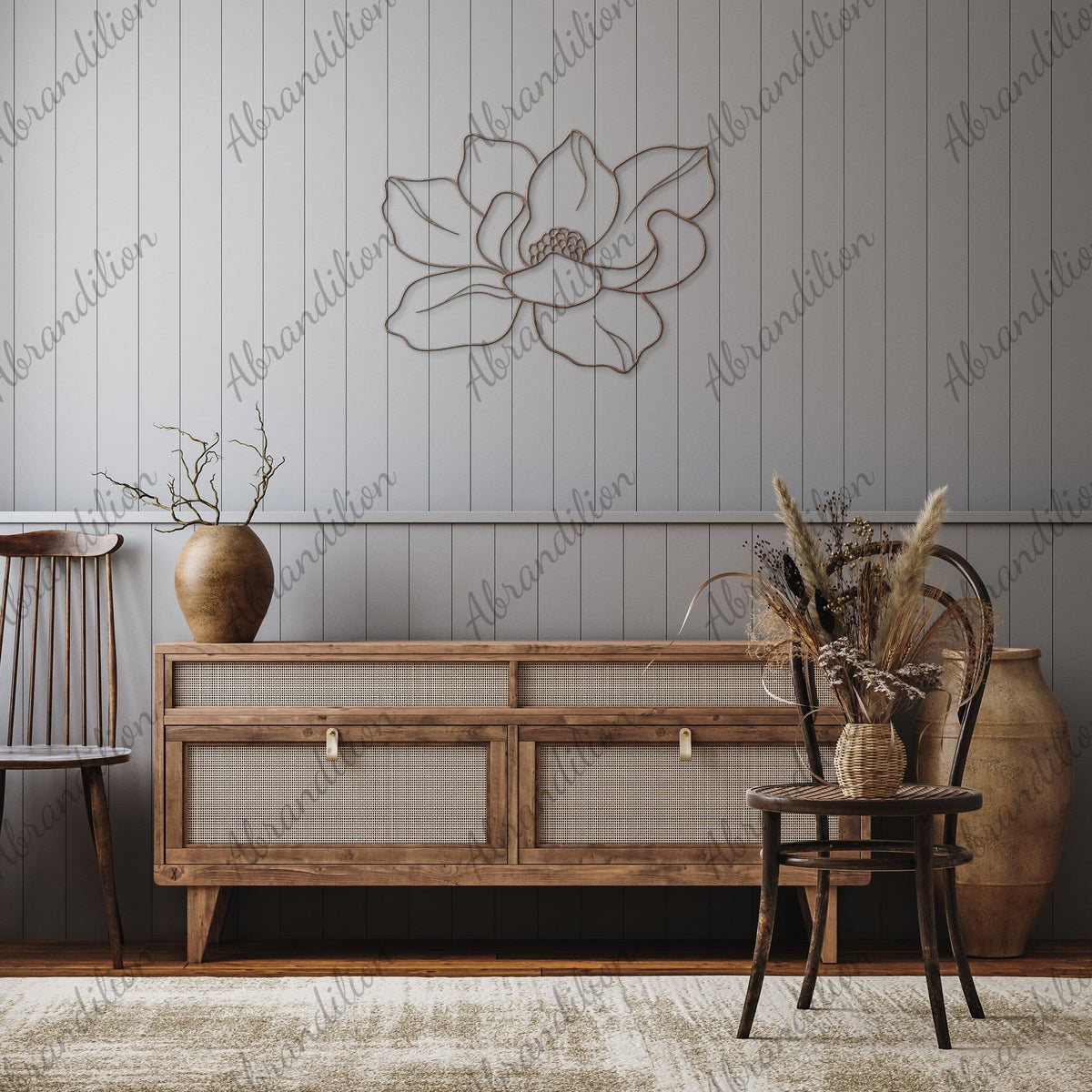 Magnolia Flower | Metal Wall Art - abrandilion