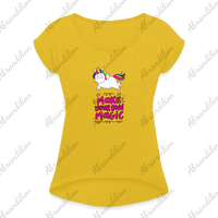 Make Your Own Magic | Women's Roll Cuff T-Shirt - abrandilion