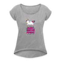 Make Your Own Magic | Women's Roll Cuff T-Shirt - abrandilion