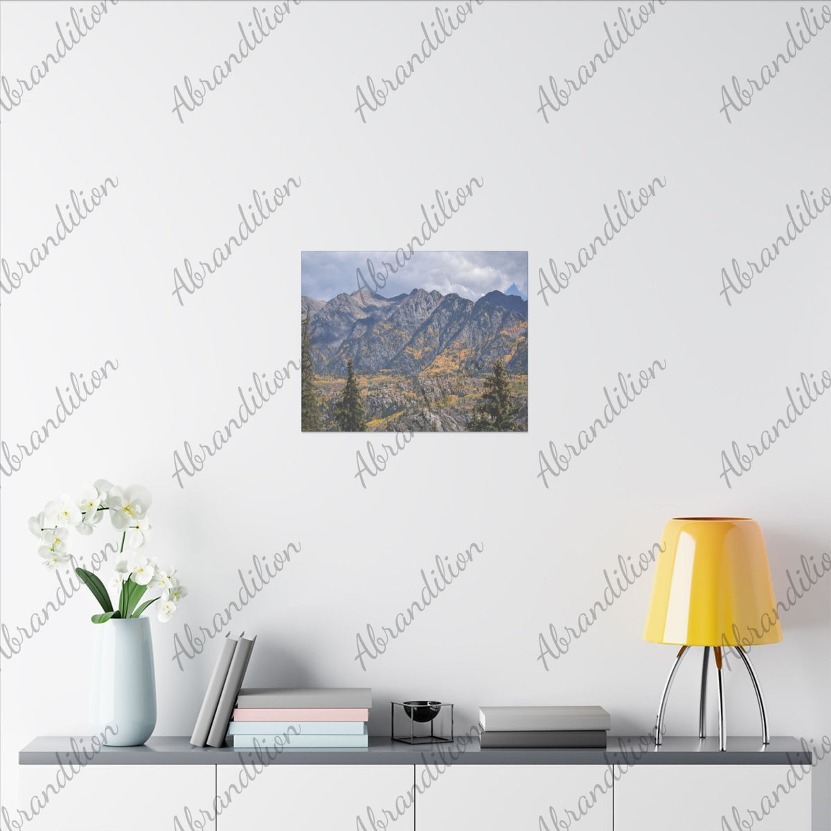 Mountain Landscape Canvas Print - Nature Wall Art for Home Decor - abrandilion