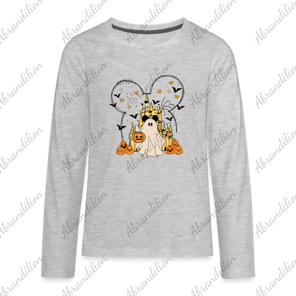 Mouse Halloween Kids' Premium Long Sleeve T-Shirt - abrandilion