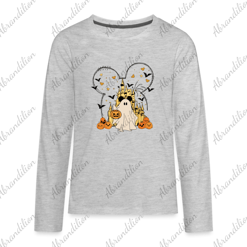 Mouse Halloween Kids' Premium Long Sleeve T-Shirt - abrandilion