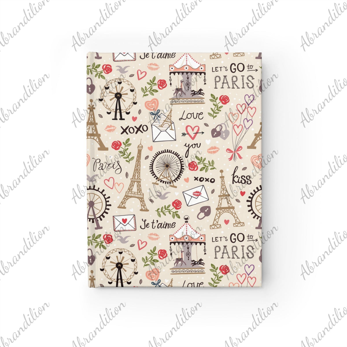 Paris Hardcover Journal | Matte | Travel - abrandilion