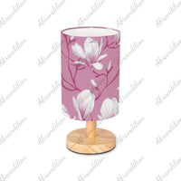 Pink Magnolia Blooms - Table Lamp - abrandilion