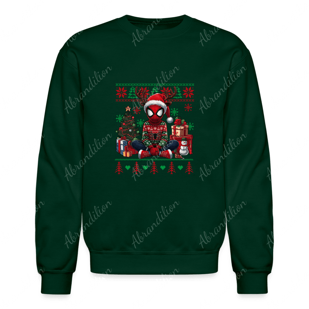 Spider Christmas Crewneck Sweatshirt - abrandilion