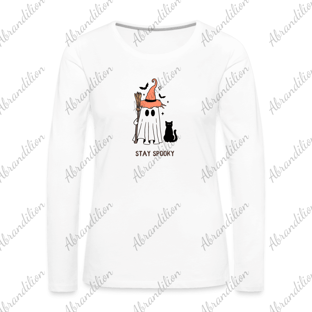 Stay Spooky Women's Premium Long Sleeve T-Shirt - abrandilion