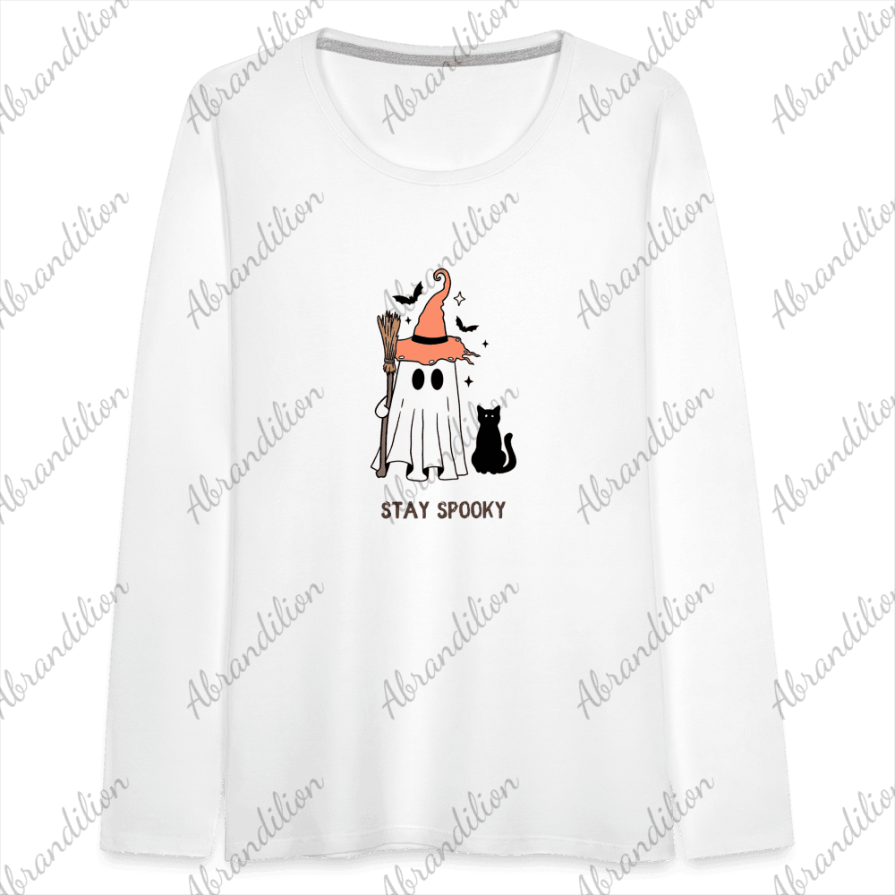 Stay Spooky Women's Premium Long Sleeve T-Shirt - abrandilion