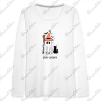 Stay Spooky Women's Premium Long Sleeve T-Shirt - abrandilion