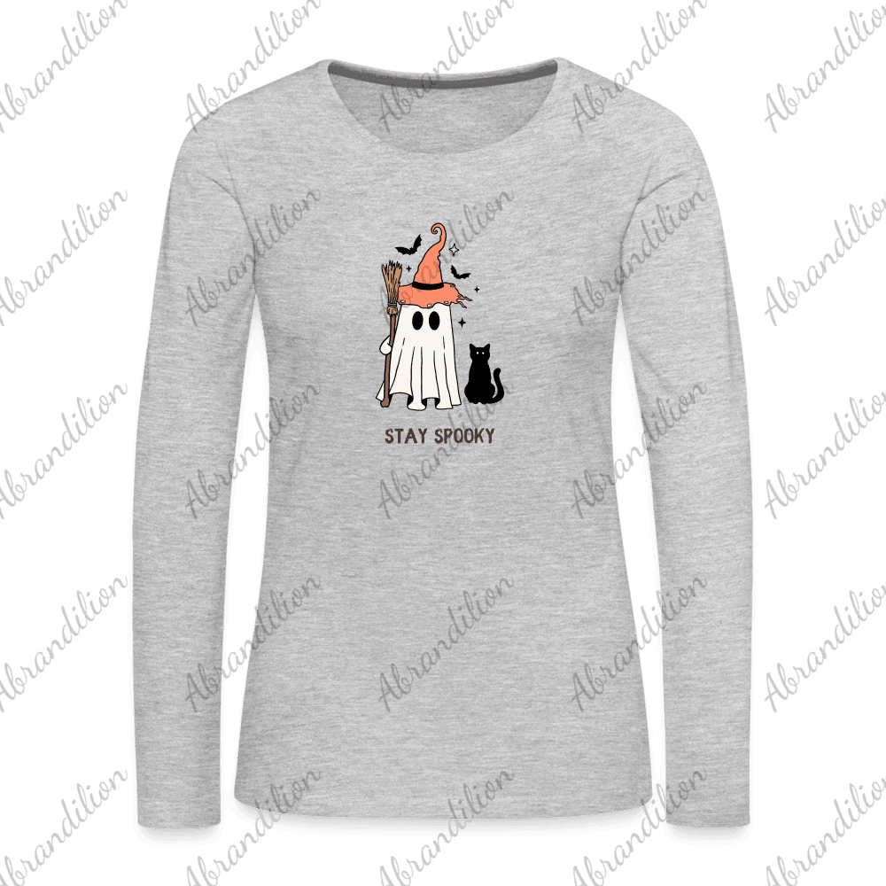 Stay Spooky Women's Premium Long Sleeve T-Shirt - abrandilion