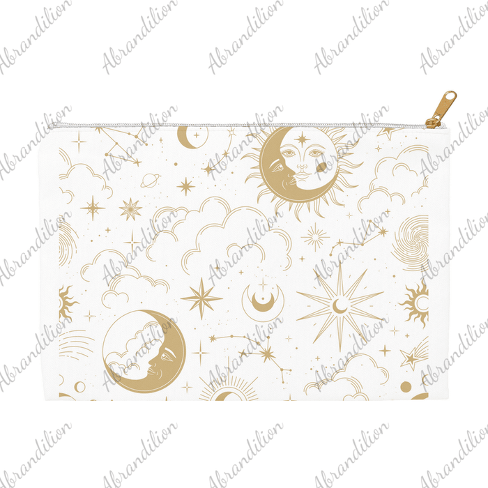 Celestial Accessory Pouch | Sun | Moon | Stars - abrandilion