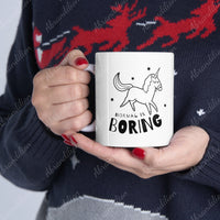 Be A Unicorn | Ceramic Coffee Mug | Microwave Safe | Dishwasher Safe | Lead & BPA Free - abrandilion