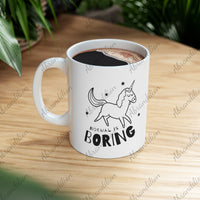 Be A Unicorn | Ceramic Coffee Mug | Microwave Safe | Dishwasher Safe | Lead & BPA Free - abrandilion