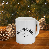 Be A Unicorn | Ceramic Coffee Mug | Microwave Safe | Dishwasher Safe | Lead & BPA Free - abrandilion