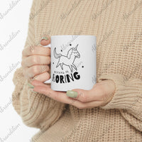 Be A Unicorn | Ceramic Coffee Mug | Microwave Safe | Dishwasher Safe | Lead & BPA Free - abrandilion