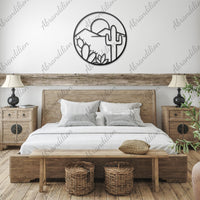 Desert Scene Wall Art - abrandilion