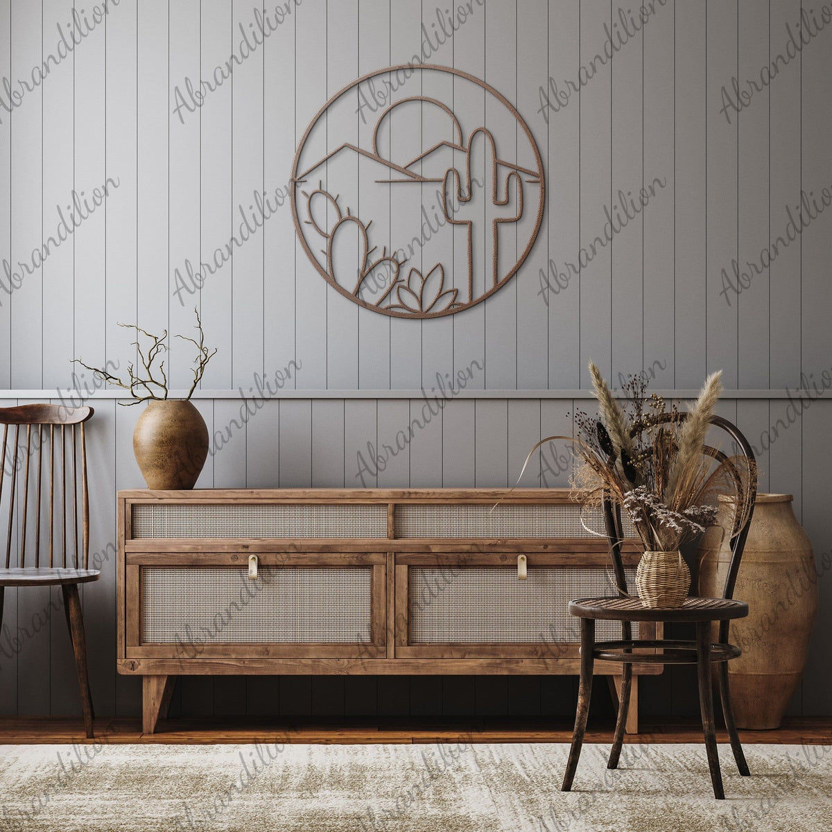Desert Scene Wall Art - abrandilion