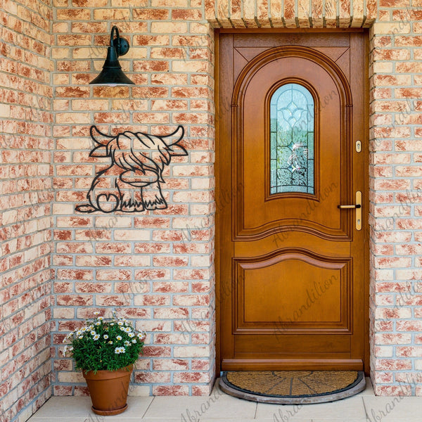 Highland Cow | Metal Wall Art - abrandilion