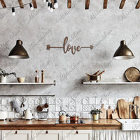 Love Arrow | Metal Wall Art - abrandilion