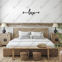 Love Arrow | Metal Wall Art - abrandilion