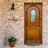 Love Arrow | Metal Wall Art - abrandilion