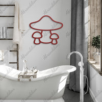 Mushroom Trio Wall Art - abrandilion