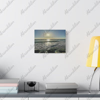 Ocean View Stretched Canvas | Wall Art | 12"x9" | Ethically Sourced - abrandilion