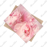 Pink Peony Ceramic Photo Tile - abrandilion