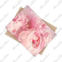 Pink Peony Ceramic Photo Tile - abrandilion