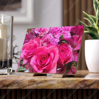 Pretty in Pink Ceramic Photo Tile - abrandilion