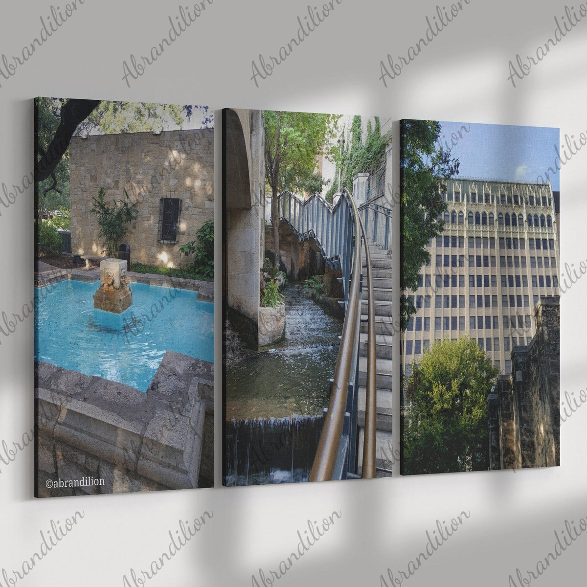 San Antonio Trio | 3 Piece Canvas - abrandilion