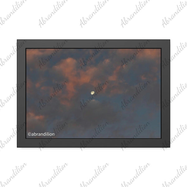 Sunrise and Moon | Framed Paper Poster - abrandilion