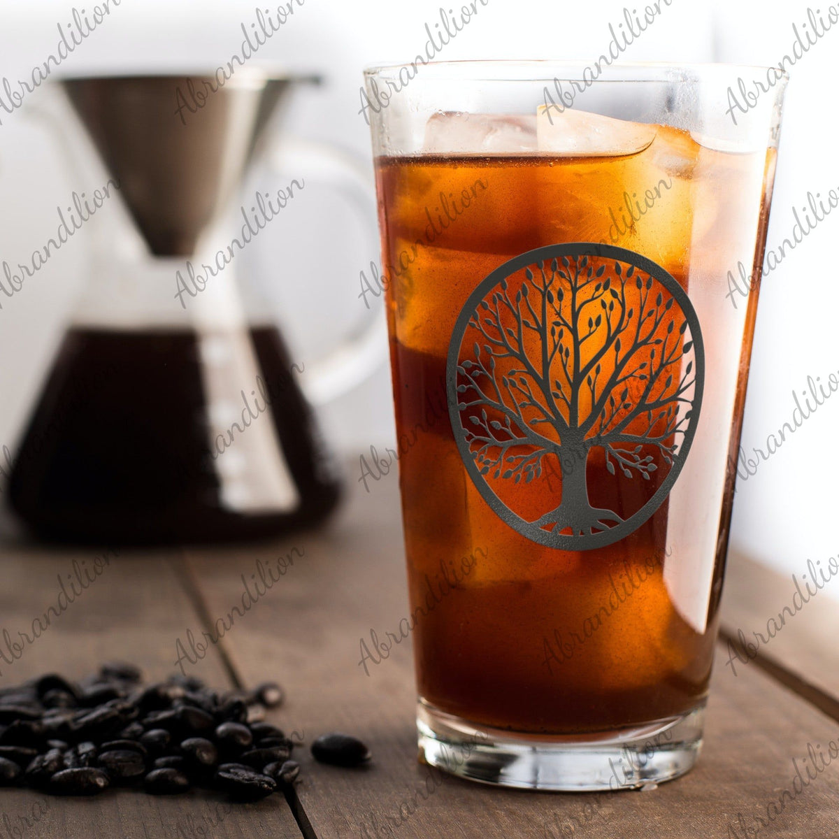 Tree of Life Pint Glass - abrandilion