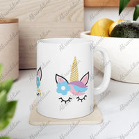 Unicorn Coffee Mug | Microwave Safe | Dishwasher Safe | Ceramic Coffee Cup - abrandilion